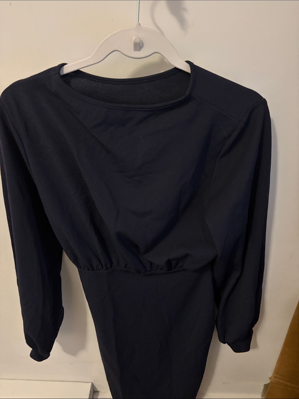 Classic Black Long-Sleeve Women’s Dress
